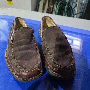Men's Brown Leather Casual Slip-On Loafers